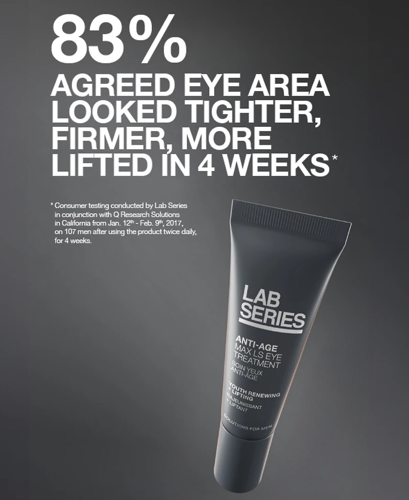 Lab Series Skincare for Men Anti-Age Max Ls Eye Treatment, 0.5-oz.