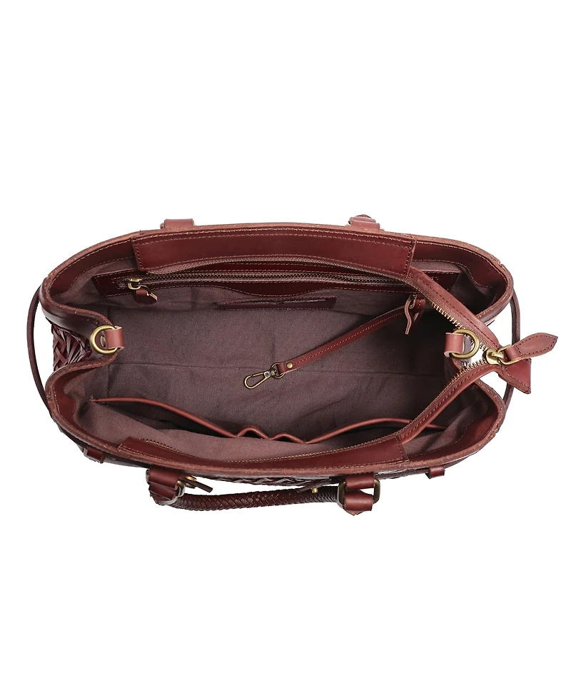 Old Trend Women's Genuine Leather Lantana Satchel Bag