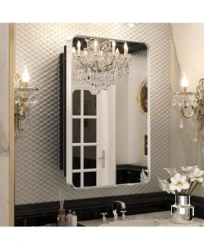 keonjinn Rectangle Recessed Medicine Cabinet with Shelves