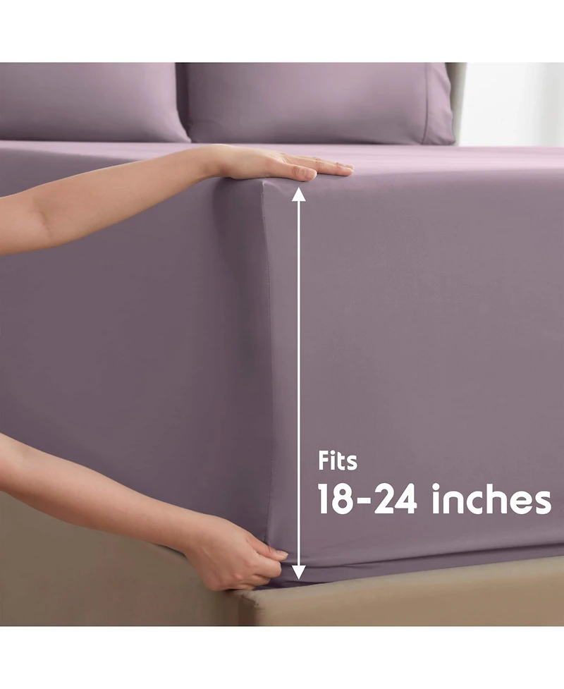 Piece Extra Deep Luxury Collection Classic Silky Thread Sheet Set