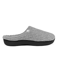 Heat Holders Men's Asher Rib Knit Scuff Slippers