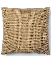 Ihi Home Madera Cross Weave Pillow, 22"x 22"