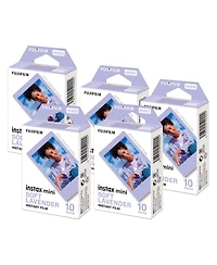 Fujifilm Instax Mini Soft Lavender Instant Print Film Pack Bundle