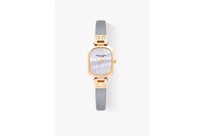 Women's Watch 22×26mm Rectangle Mother-of-pearl or Brushed Sunburst Dial Victoria Hyde