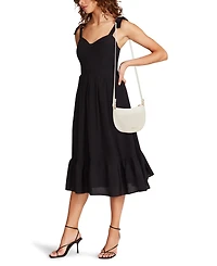 Anne Klein Sculpted Buckle Small Crossbody Bag