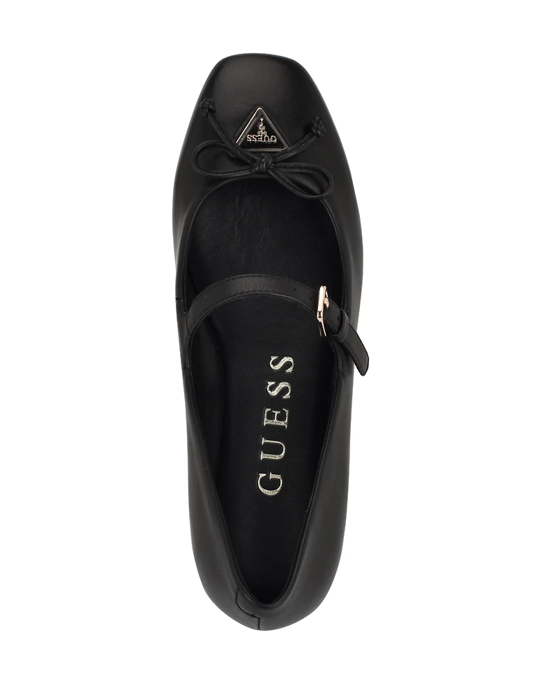 Guess Women's Kayra Mary Jane Ballet Flats