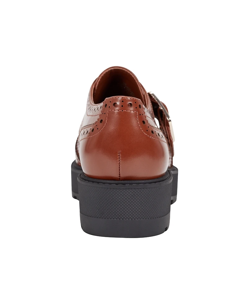 Marc Fisher Ltd Women's Remona Buckle Wingtip Oxford Shoes