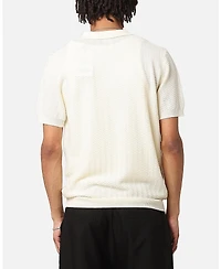 Xxiii Herringbone Quater Zip Polo Shirt