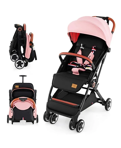 Costway Lightweight Stroller Aluminium Frame with Net for Travel 15 lbs