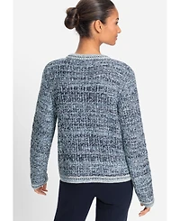 Olsen Women's Tweed Knit Cardigan