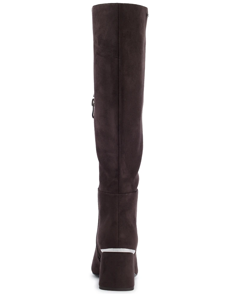 Dkny Women's Cana Knee High Block Heel Boots