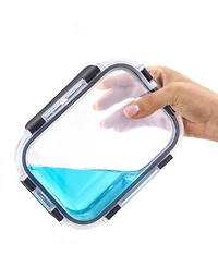 JoyJolt 2-Sectional Set of 5 Food Prep Storage Containers