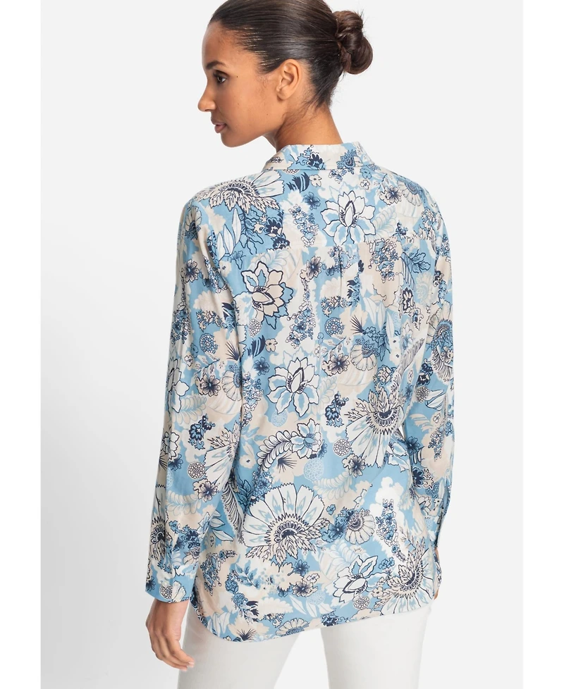 Olsen Women's Floral Print Shirt