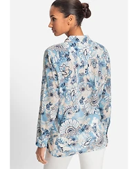 Olsen Women's Floral Print Shirt