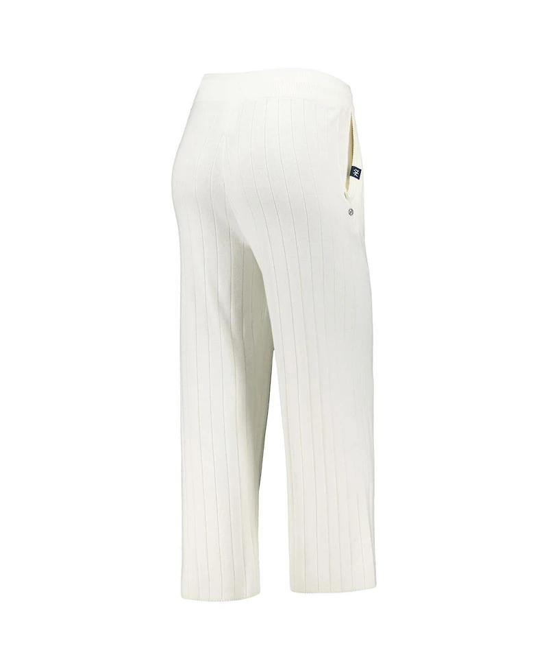 Levelwear Women's White New York Yankees Dream Icon Knit Pants