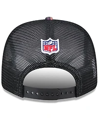 New Era Men's Black Cleveland Browns 2024 Nfl Crucial Catch Plaid 9SEVENTY Trucker Snapback Hat