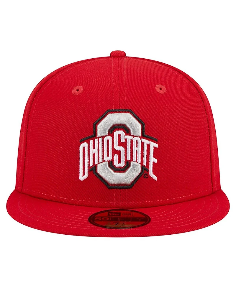 New Era Men's Scarlet Ohio State Buckeyes 59FIFTY Fitted Hat