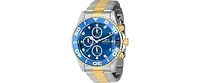 Invicta Men's 43408 Pro Diver Quartz Chronograph Blue Dial Watch