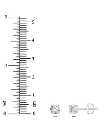 Gia Certified Diamond Stud Earrings (3/4 ct. t.w.) in 14k White Gold