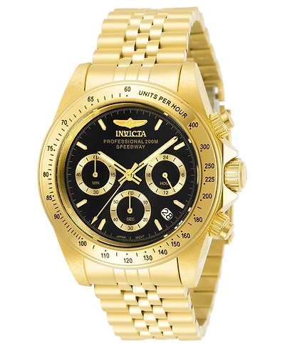 Invicta Men's 31001 Speedway Quartz Chronograph Black Dial Watch