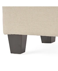 The Pop Home Contemporary Upholstered Ottoman, Footrest & Accent Furniture for Living Room, Bedroom Office-The