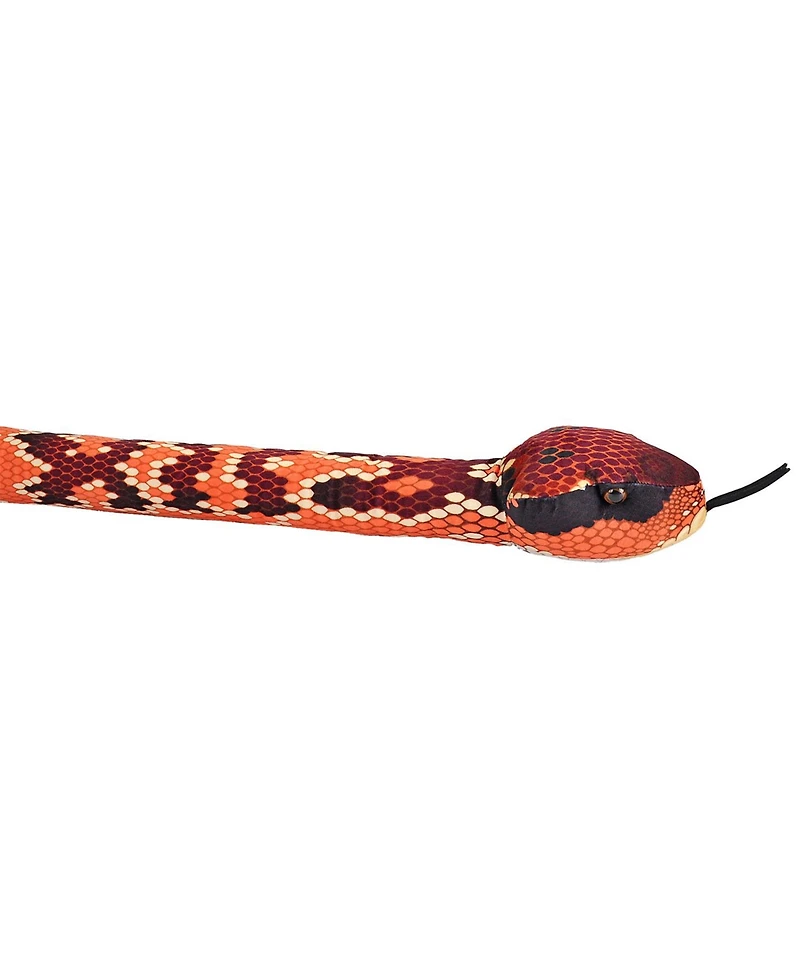Wild Republic Plush Snake Eastern Cottonmouth Snake Stuffed Animal, 54 Inches