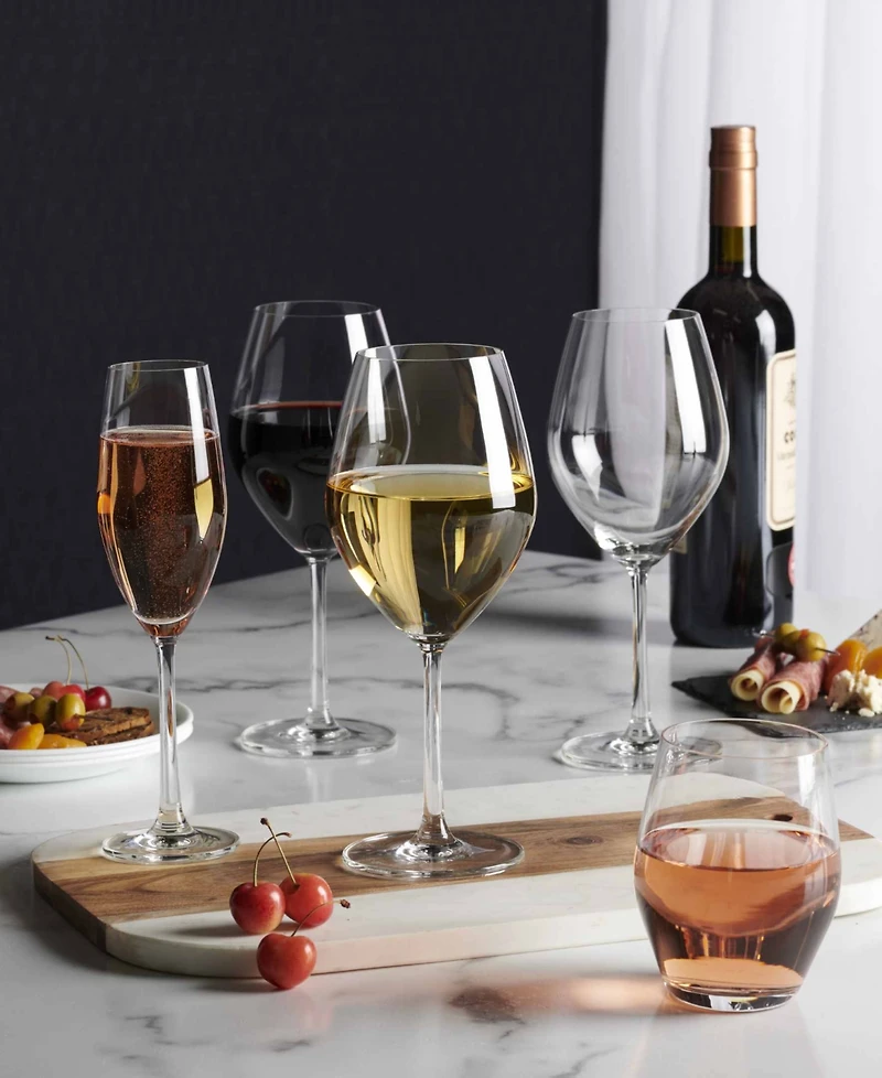 Anchor Hocking Stemmed Wine Glasses - 21 oz., Set of 8