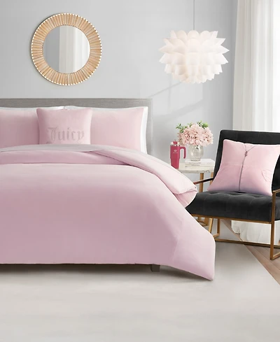 Juicy Couture Velour 5-Pc. Comforter Set, Full/Queen