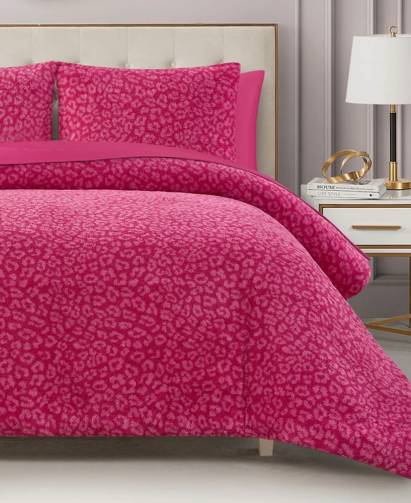 Juicy Couture Cheetah Feathered 2-Pc. Comforter Set, Twin/Twin Xl