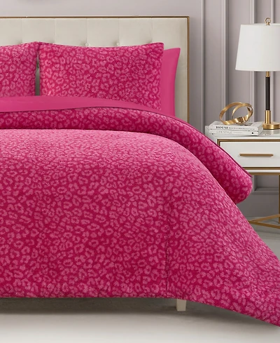 Juicy Couture Cheetah Feathered 2-Pc. Comforter Set, Twin/Twin Xl