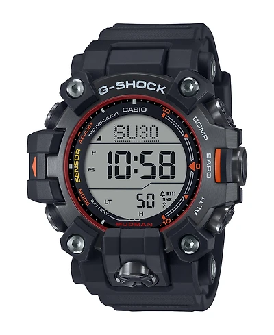 G-Shock Men's Black Resin Watch, 52.7mm