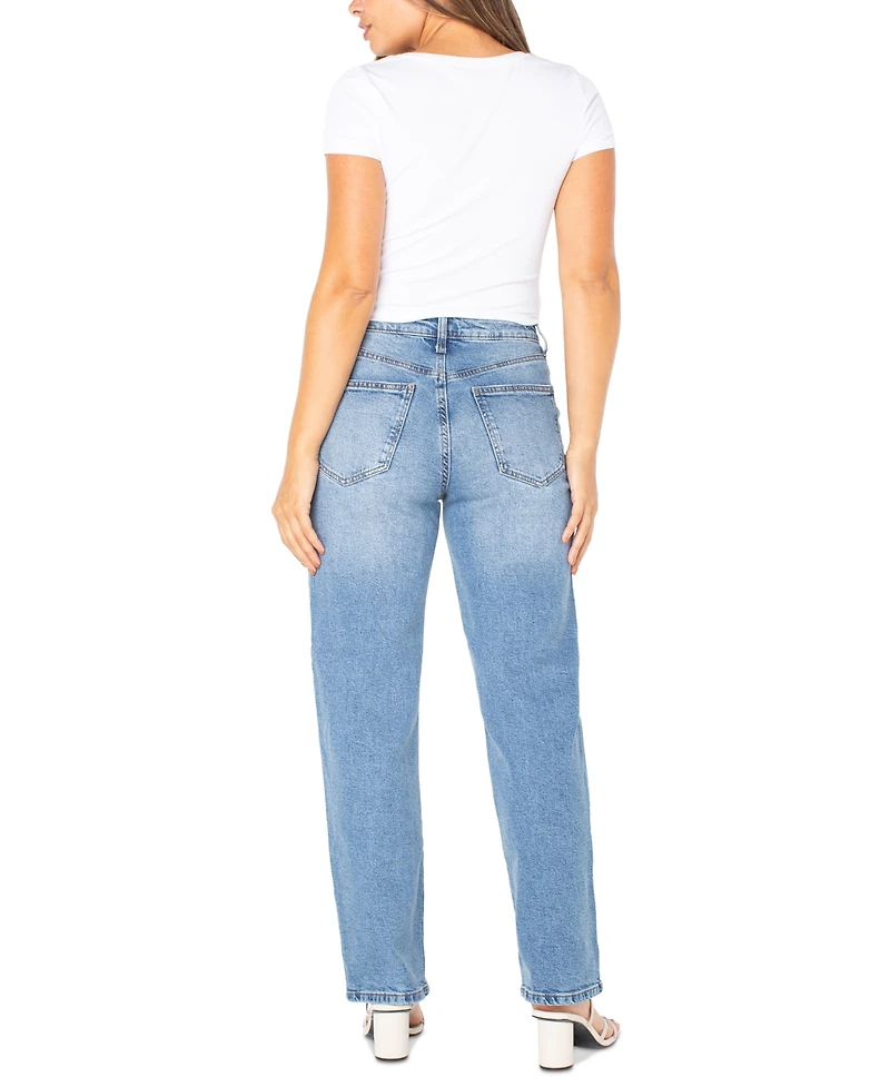 Celebrity Pink Juniors' Straight-Leg Jeans