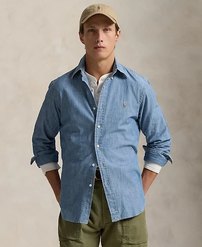 Polo Ralph Lauren Men's Classic-Fit Indigo Chambray Shirt