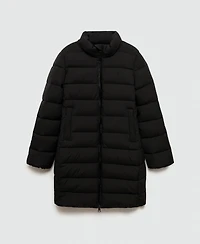 Mango Women's Hood Quilted Coat