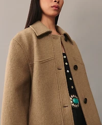 Mango Women's Oversize Wool Coat