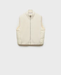 Mango Women's Contrasting Knit Vest