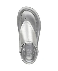 Franco Sarto Women's Jocelyn Open Toe Thong Slingback Sandals