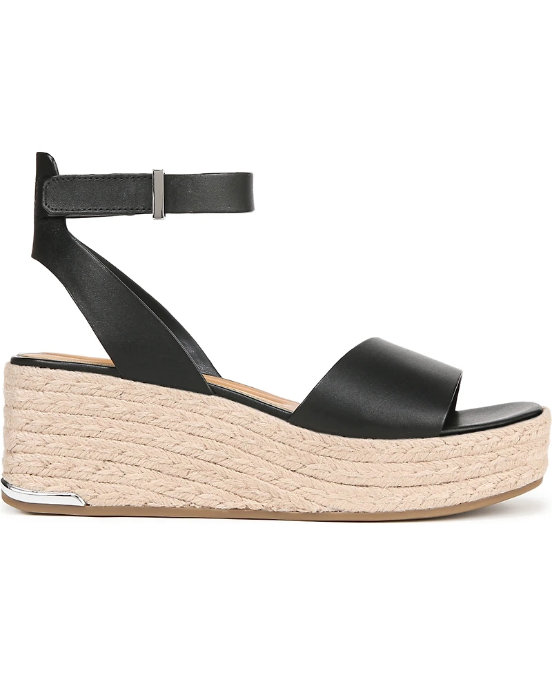 Franco Sarto Women's Tiffany Open Square Toe Espadrille Platform Sandals