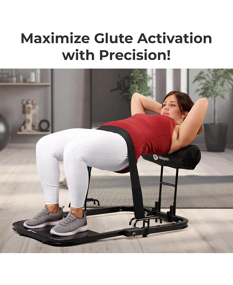 LifePro GluteBlast Hip Thrust Machine - Premium Home Gym Equipment for Glutes, Hips & Thighs