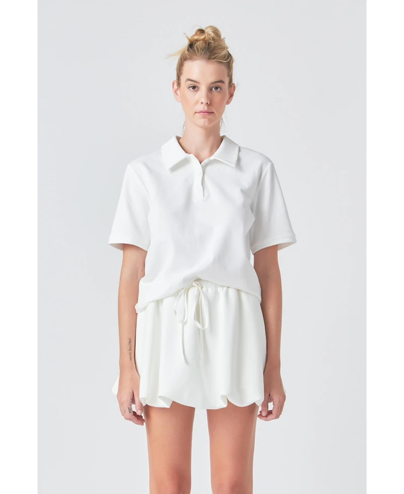 Grey Lab Women's Pique Polo Shirt