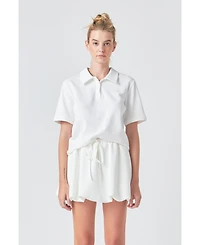 Grey Lab Women's Pique Polo Shirt