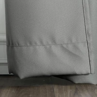 Valerie Heathered Texture Semi-Sheer Grommet Curtain Panel