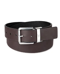 Calvin Klein Men's Pebble Grain Reversible Jean Belt