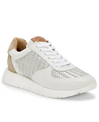 Lucky Brand Women's Deva Woven Knit Lace-Up Sneakers