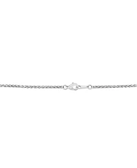 Effy Diamond Coil Crossover 18" Pendant Necklace (1/4 ct. t.w.) in Sterling Silver