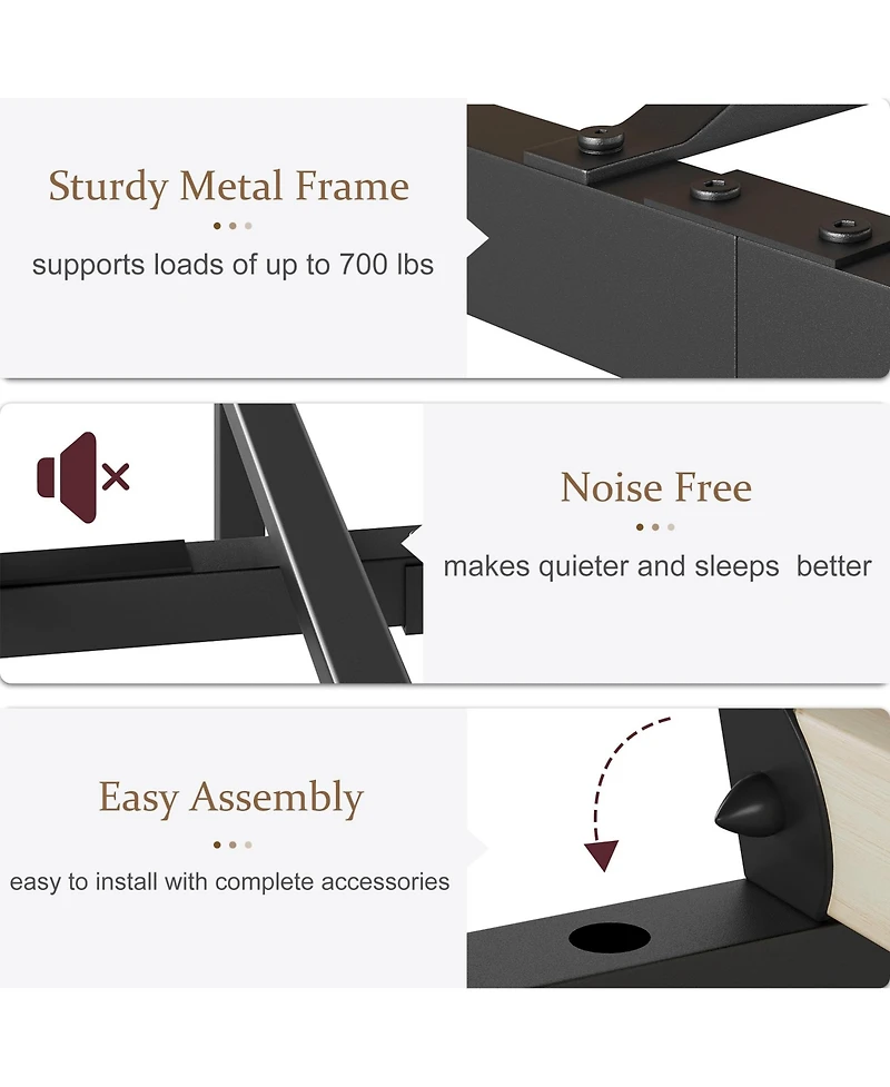 gaomon Full Bed Frame