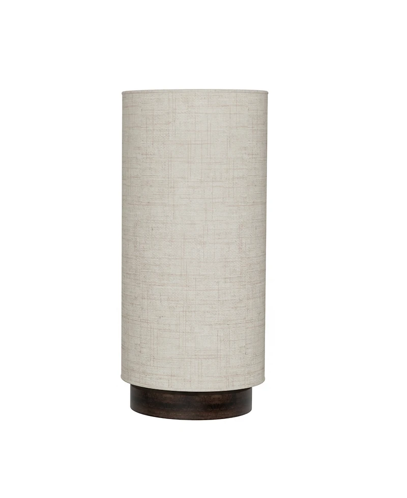Lavish Home 12.25" Modern Led Cylinder Table Lamp
