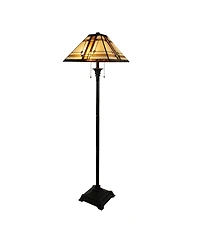 Lavish Home 24" Tiffany Style Floor Lamp