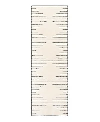 Bayshore Home Textured Tones Strings 2'7"x8' Runner Area Rug