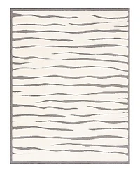 Bayshore Home Textured Tones Lines 9'x12' Area Rug